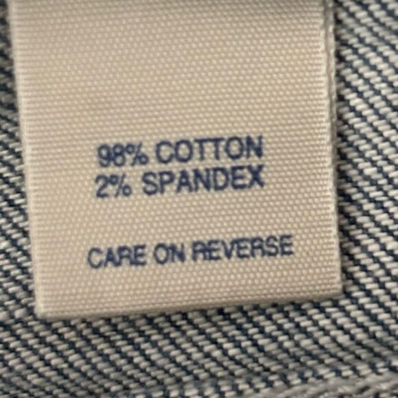 Vtg Y2K Frankie B Jeans Women's 6 Blue Denim Butterfly Low Rise Flared Leg - Picture 10 of 11